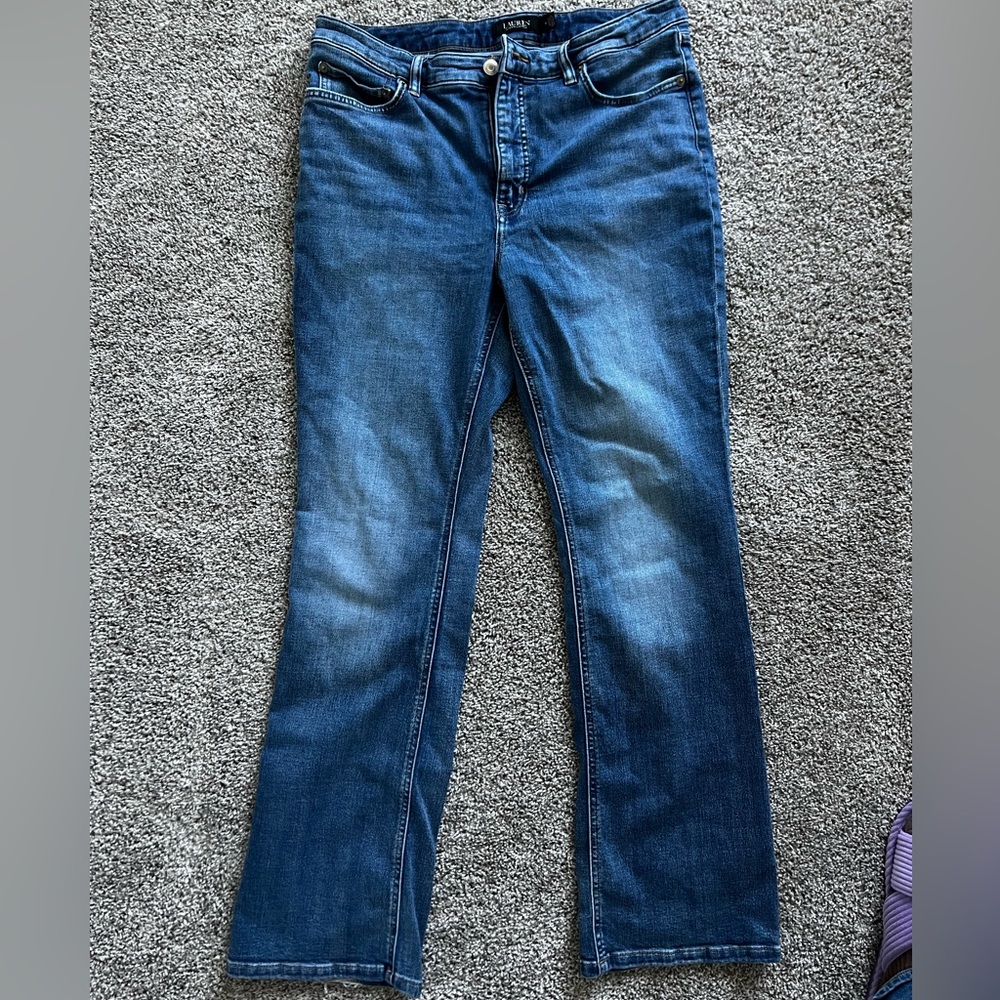 Ralph Lauren High Rise Bootleg Jeans
